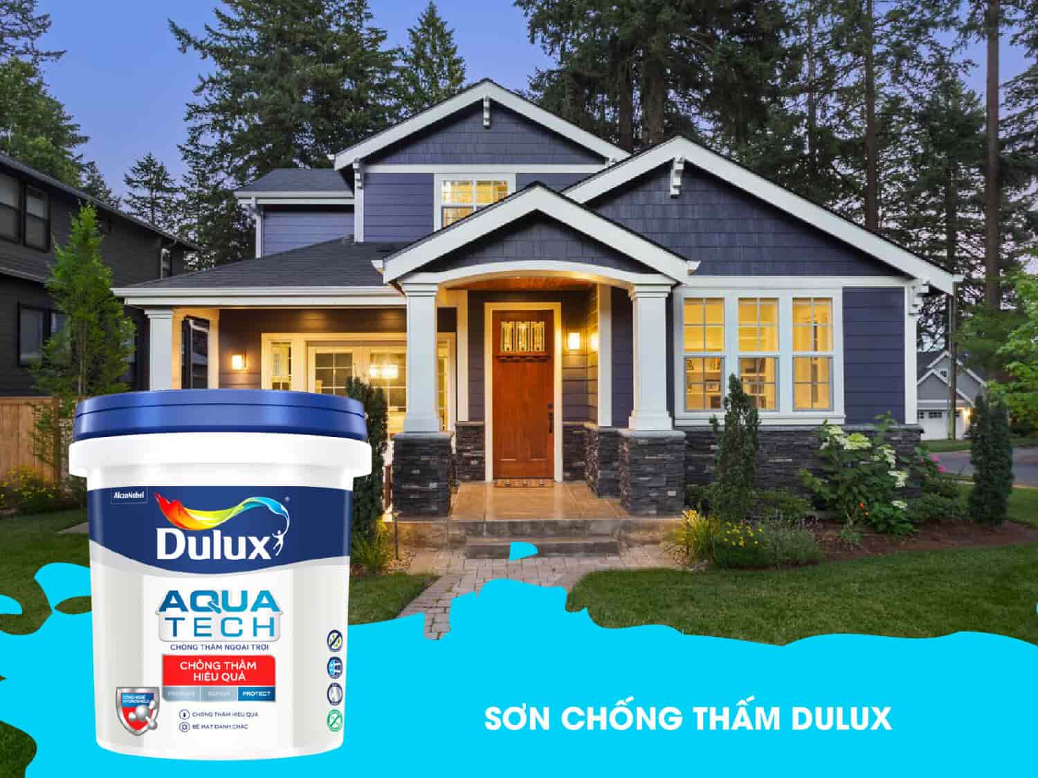 Dulux là cái tên nổi bật trong danh sách sơn chống thấm tốt nhất hiện nay